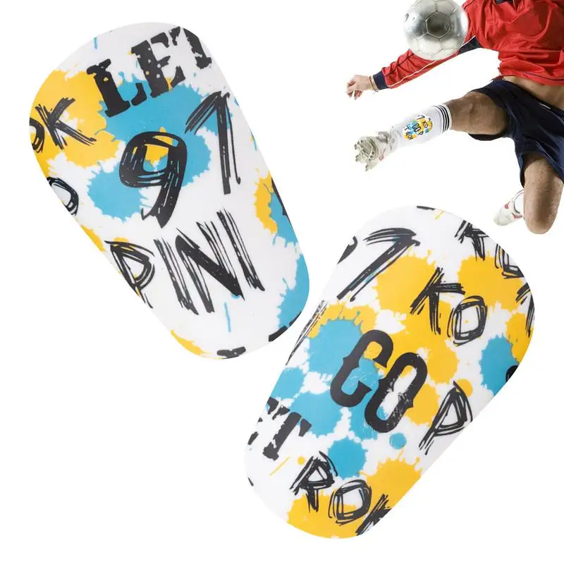 Football Knee Pads Soft Breathable Football Shin Guards 2X Cool Lettering Protective Knee Pads for Basketball Volleyball Soccer