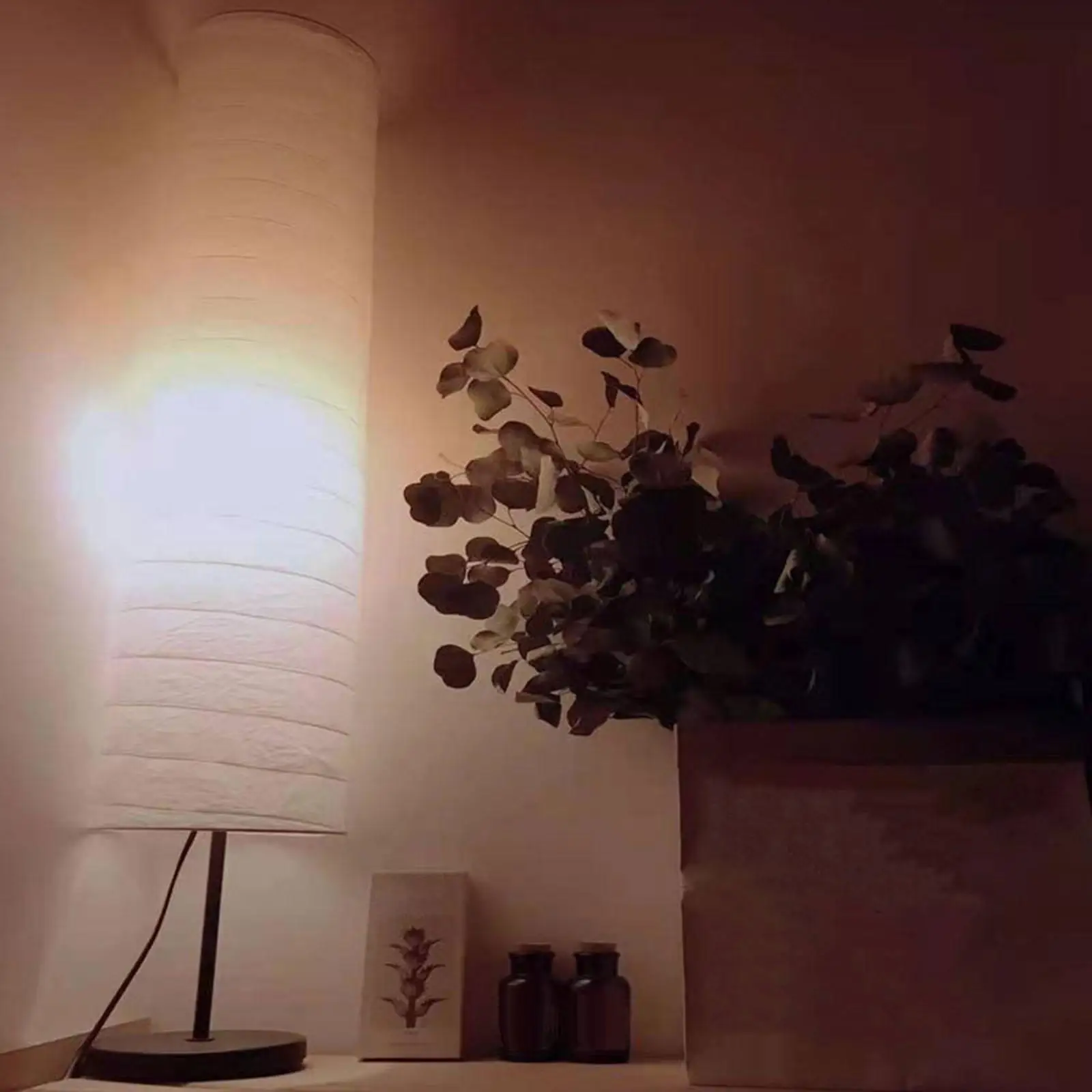 

Паперовый абажур для напольной лампы, минималистичный декор для современной гостиной и спальни