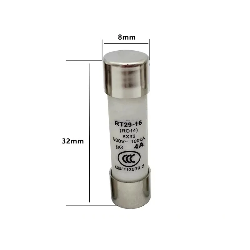 10PCS FUSE RT29-16 2A 4A 6A 10A 16A RT29-125 32A 40A 63A 80A 100A 125A 500V New accessories