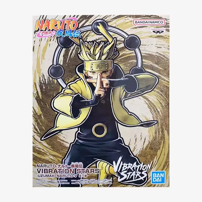 Naruto bandai banpresto shippuden vibração estrelas rikudousennin modo uzumaki modelo original pvc figura periférica brinquedo coleção