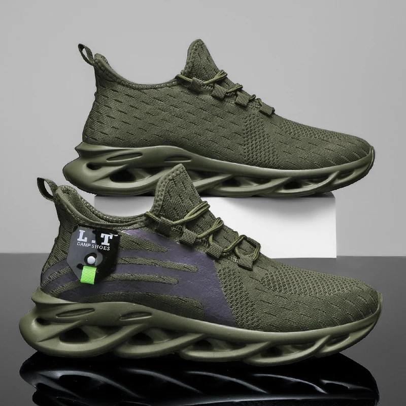 

MAEDEF Mens Non Slip Shoes Lightweight Breathable Athletic Walking Shoes Comfortable Sneakers for Outdoor Training and Casual