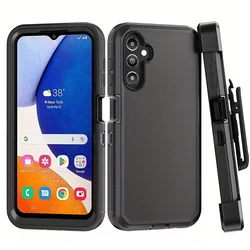 Ott Armor Box Case for Samsung S25 Ultra A16 A06 S24FE A55 A35 A25 A54 A34 A24 A14 A15 S24 S22 S23 S21 A72 A52 Belt Clip Cover