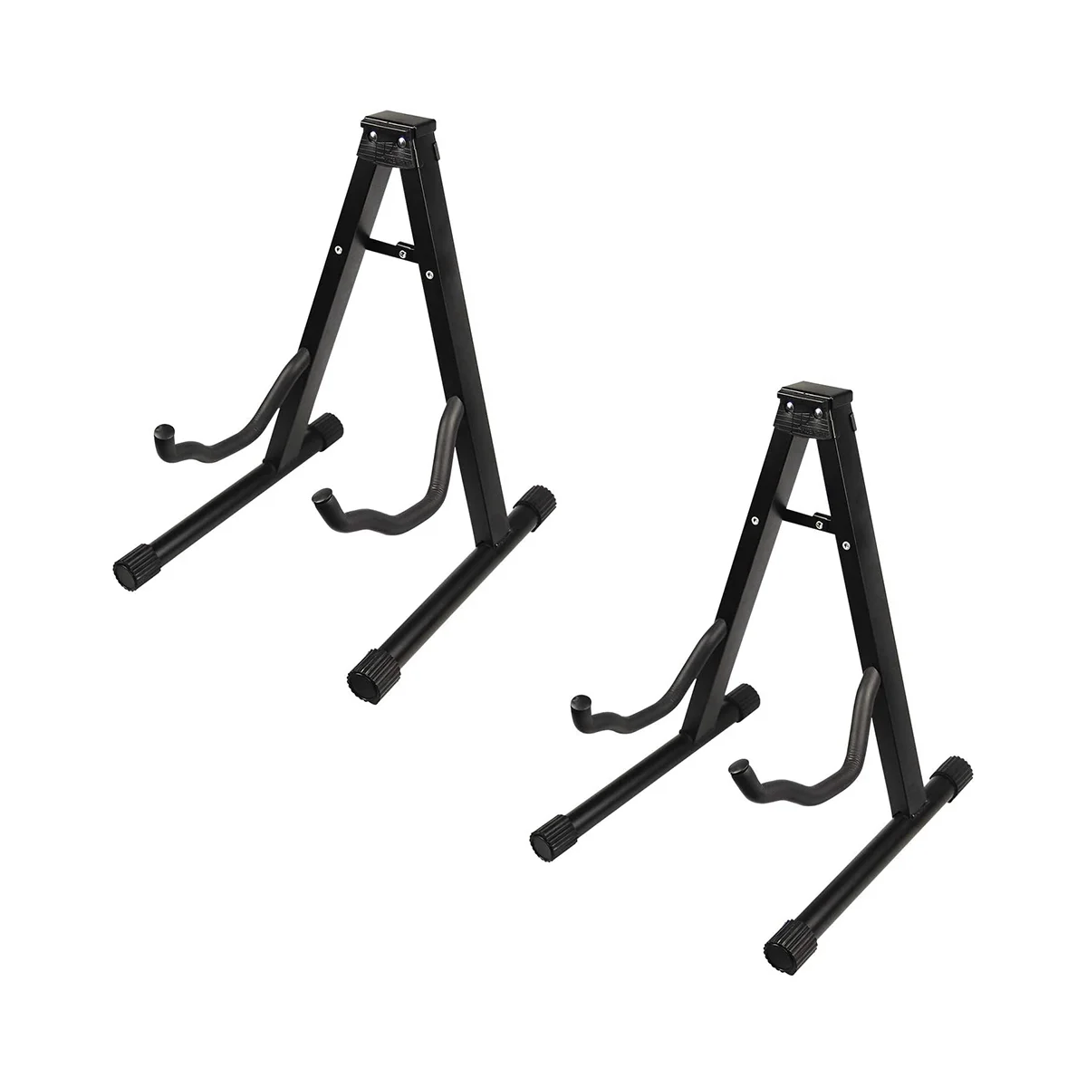 

2 Pcs Guitar Stand Folding Universal Assembled Black Frame Stand,Guitar Stand for Most Guitars Acoustic Electric Guitar