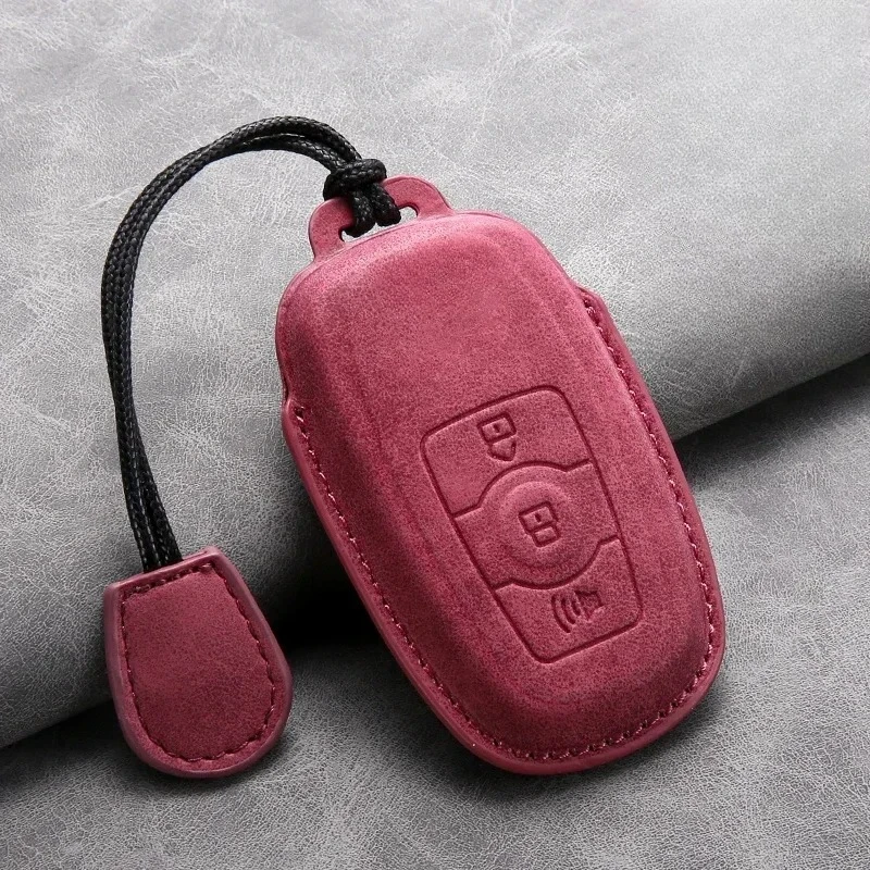 Leather Car Key Case Protector Cover for Great Wall Haval/Hover H6 H7 H8 H4 H9 F5 F7 H2S H3 H5 M6 Dargo B07 A07 Key Keychain