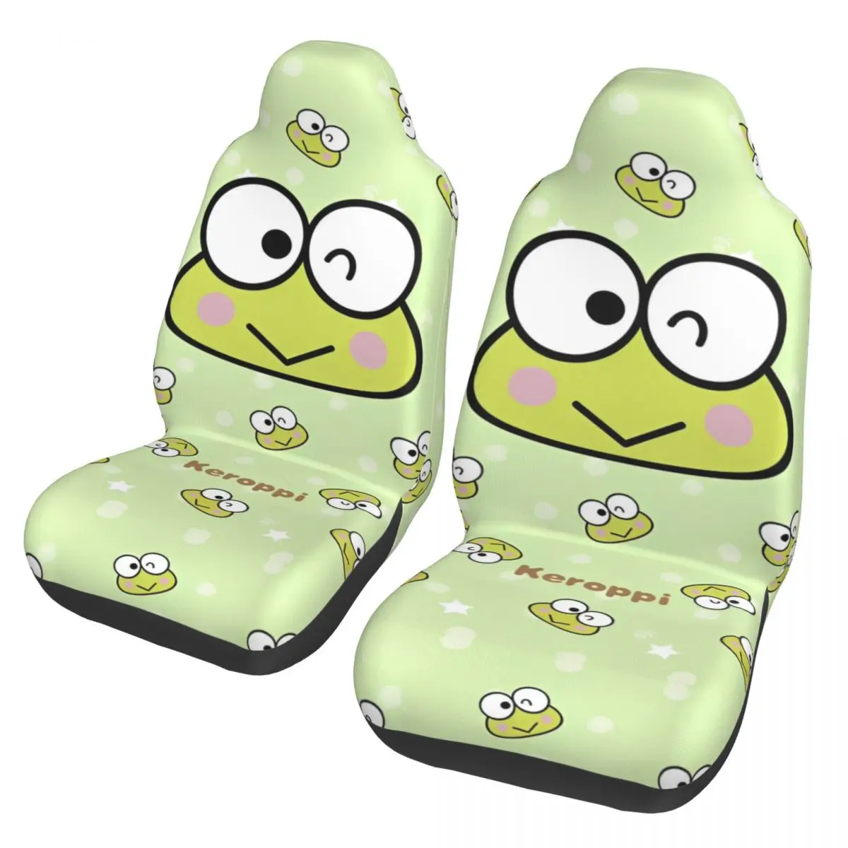 

Cartoon Keroppi Universal Car Seat Cover Off-Road Women Cute Car Seat Cushion Polyester Hunting