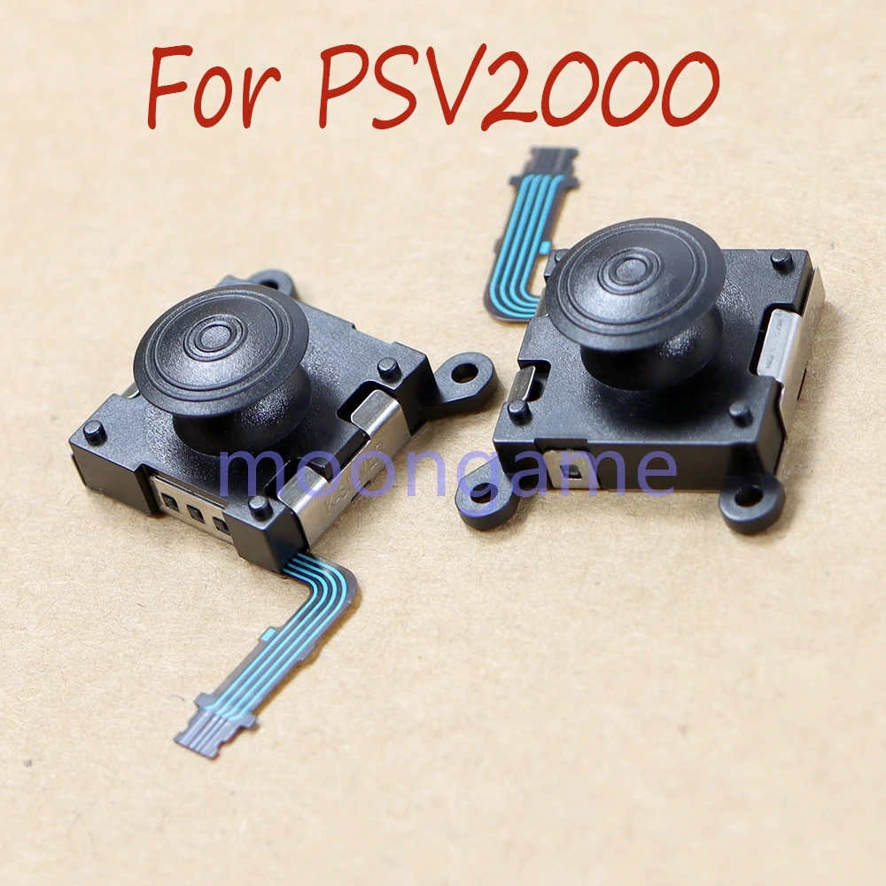 

25pcs Replacement Thumbstick 3D Analog Joystick Rocker for PS Vita PSVITA PSV 2000 Black