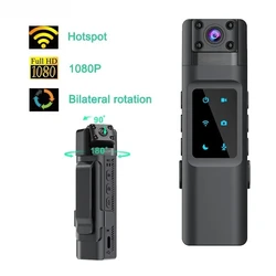 New 1080P Mini Body Camera with Wifi Hotspot Night Vision DVR Function Portable Miniature Camcorder for Digital Video Recording