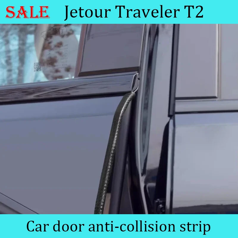 Fit for JETOUR Traveler T2 2023-2024 Car Door Anti-collision Strip Car Tailgate Anti-collision Strip Car Exterior Accessories