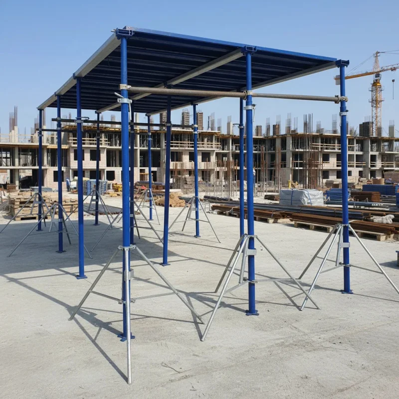 8Ft 10Ft 15Ft Heavy Duty Scaffolding Props Acrow Jack Steel Porp Galvanized Adjustable Shoring Post