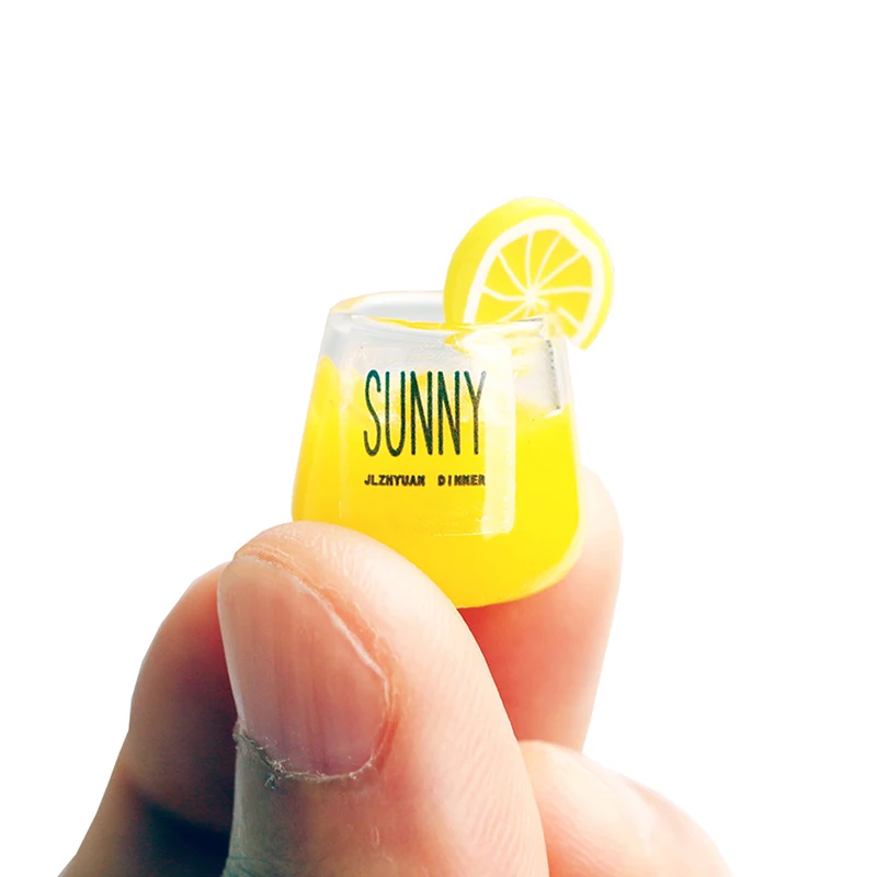 1 pçs copo de suco de leite de vidro casa de bonecas mini modelo comida em miniatura jogar diy móveis decoração acessórios estilo nórdico