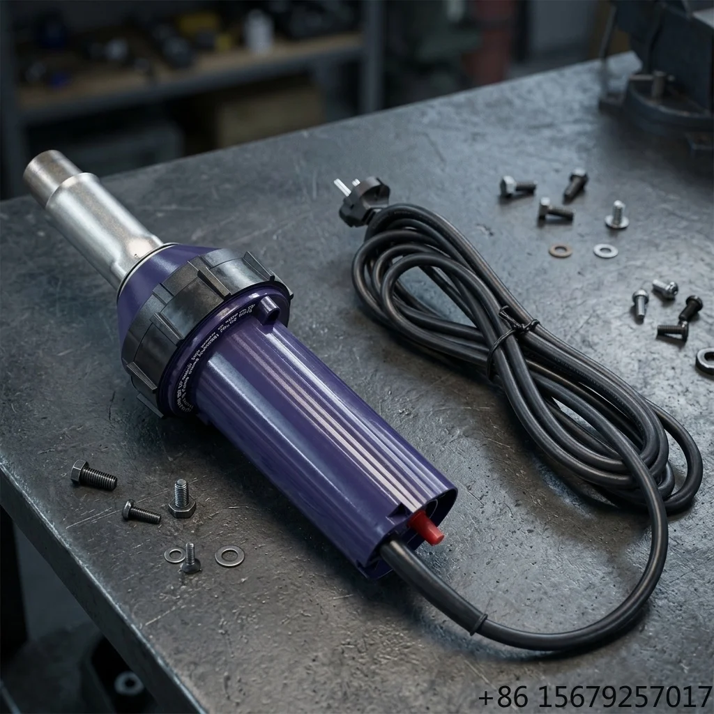 New Adjustable 1600W 230V Heat Weld Gun for Plastic Welding PE PP PVC TPO Industrial Hot Air Welding Equipment
