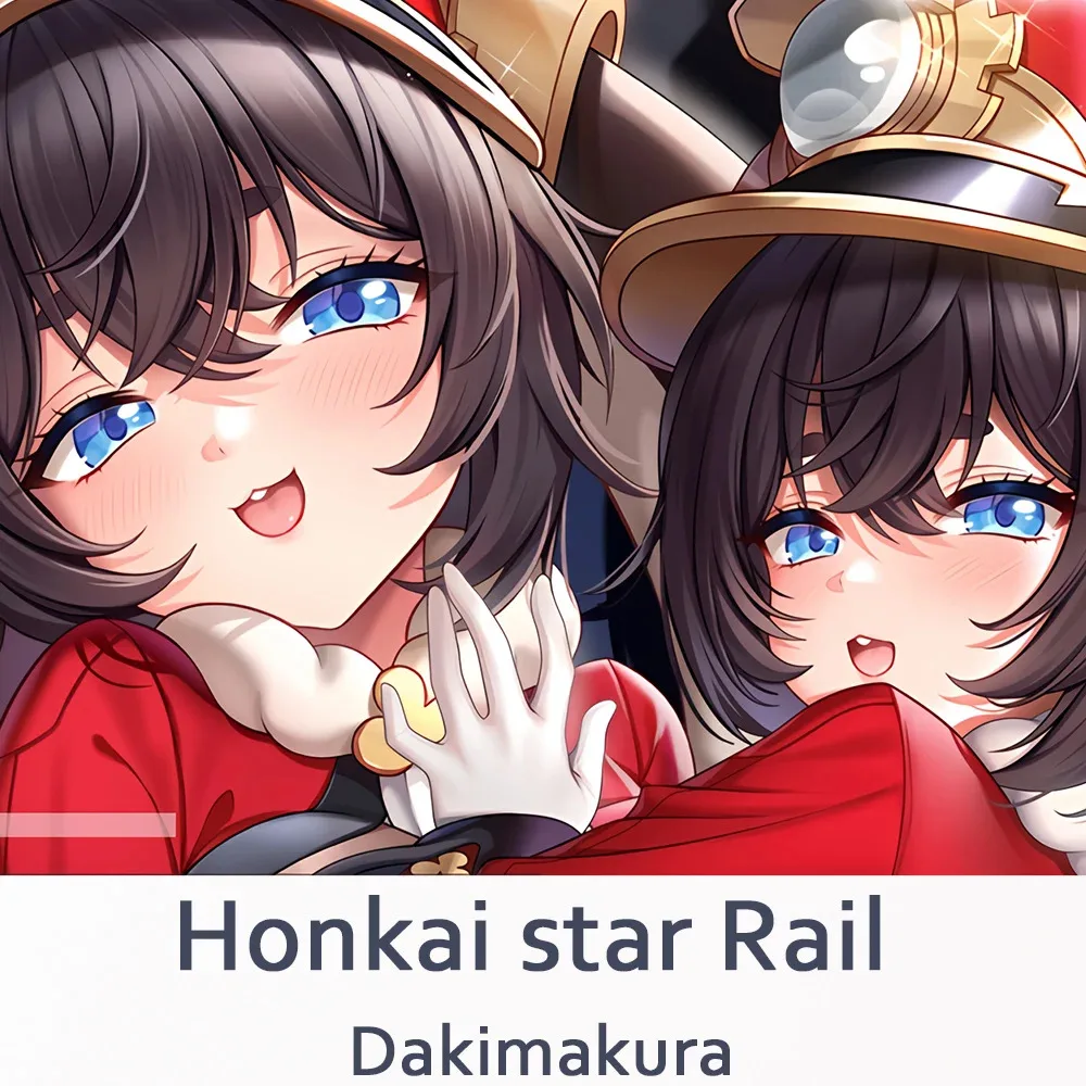 

Honkai Star Rail Dakimakura Pom 2WAY Hing Body Case Anime Otaku Pillow Cushion Cover Xmas Gifts