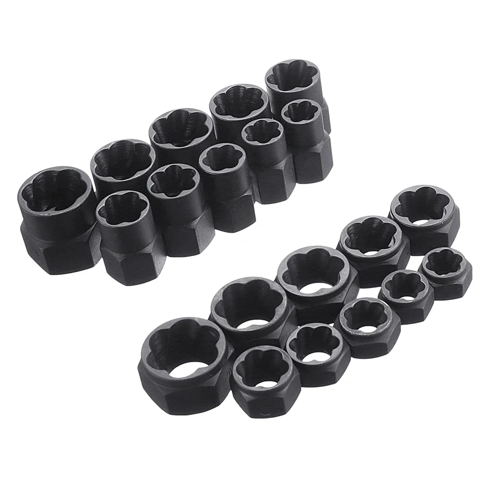 

10pcs Damaged Nut Bolt Extractor Repair Kit Metric Broken Bolt Remover Stud Extractor