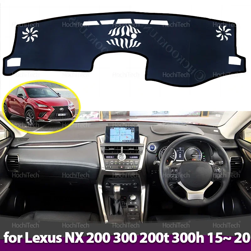 Armaturenbrett Abdeckung Vermeiden Licht Pad Instrument Plattform Abdeckung Matte Teppich Für Lexus NX NX200t NX300h NX200 NX300 200t 300h 2015 ~ 2020