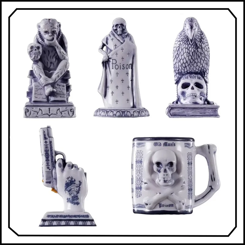 

Модель курильницы смерти Gashapon, модное изысканное творчество, настольное украшение