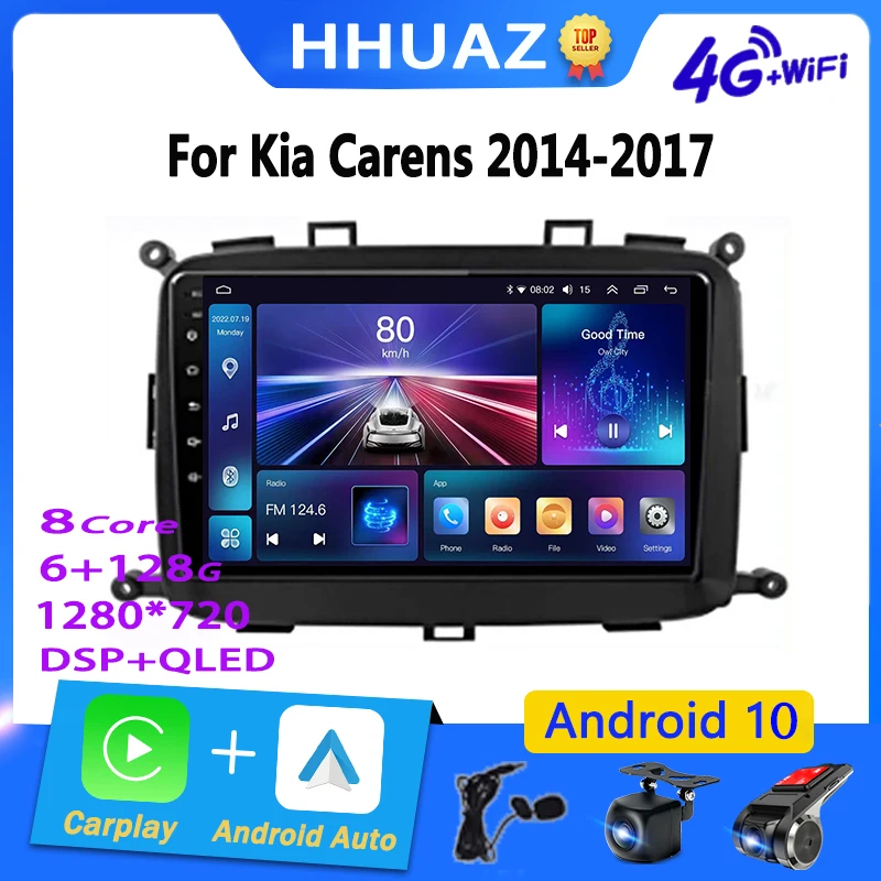 for Kia Carens 2014 2015 2016 2017 2017 Android Car Radio Carplay Video Player Navigation GPS Touchscreen Autoradio Audio Auto