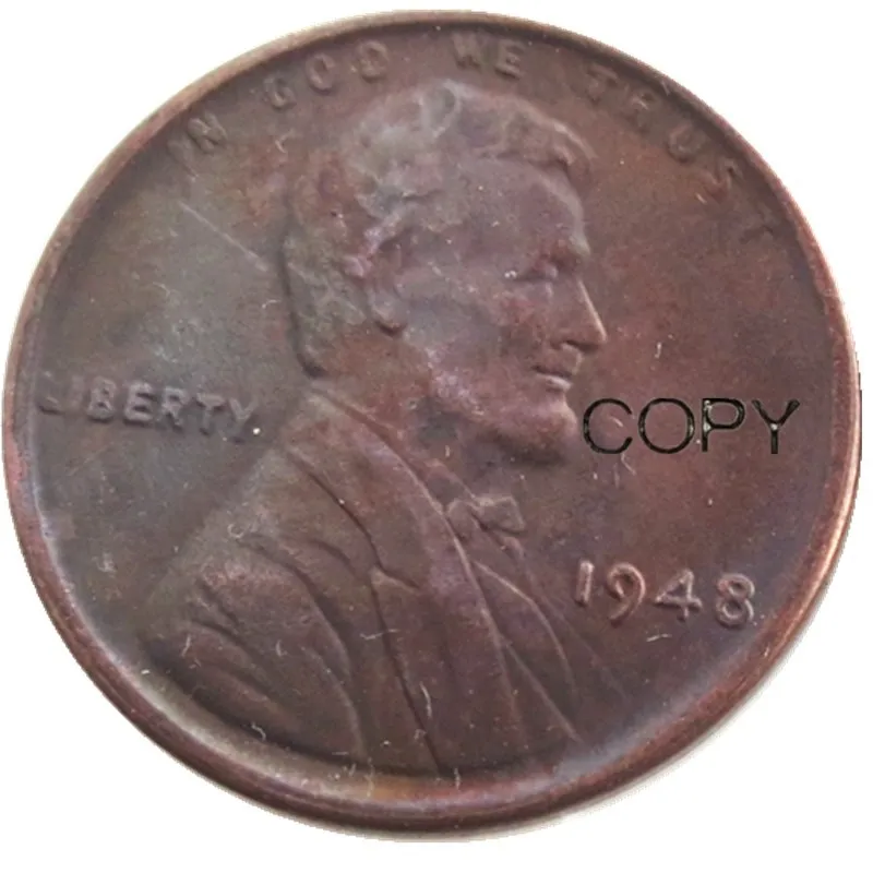 US One Cent 1948P/D/S Copy Coins