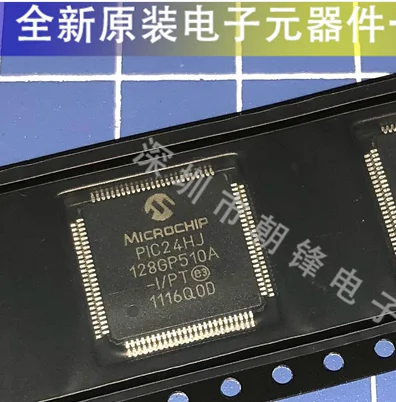 

1pcs/lot NEW PIC24HJ128GP510A-I/PT PIC24HJ128GP510A TQFP100 Embedded 16-bit microcontroller MCU