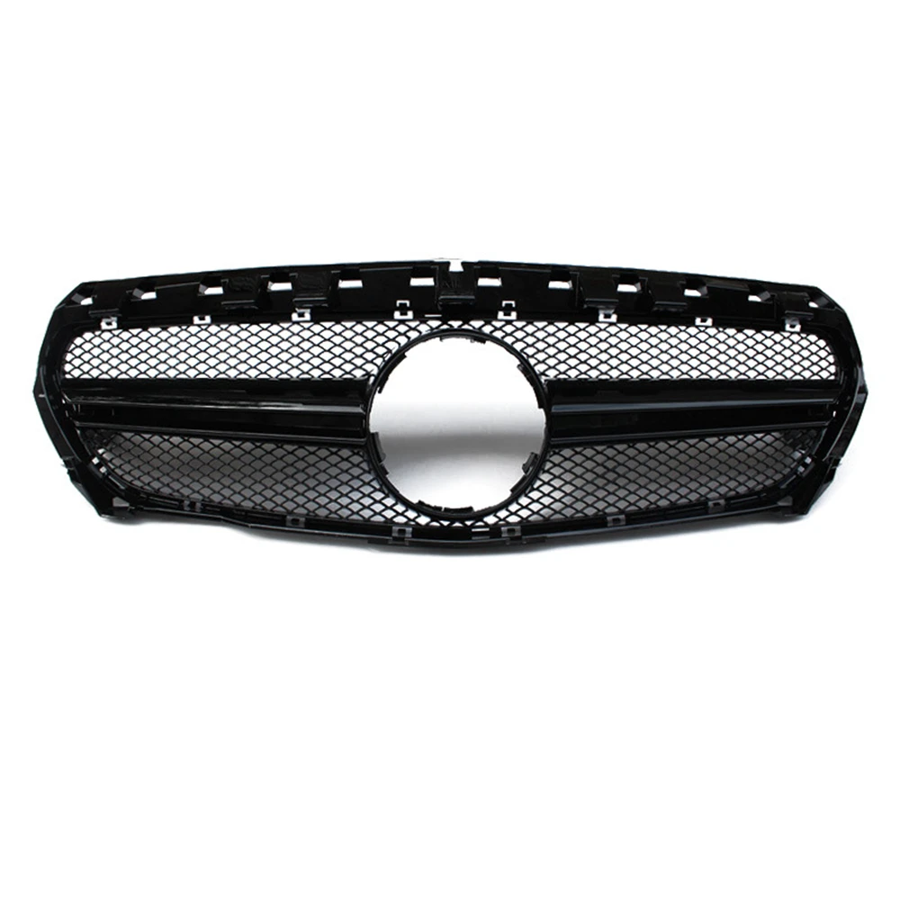 Car Upper Bumper Hood Front Grille Racing Grill Mesh For Mercedes Benz CLA W117 CLA200 CLA250 CLA45 2017-2018