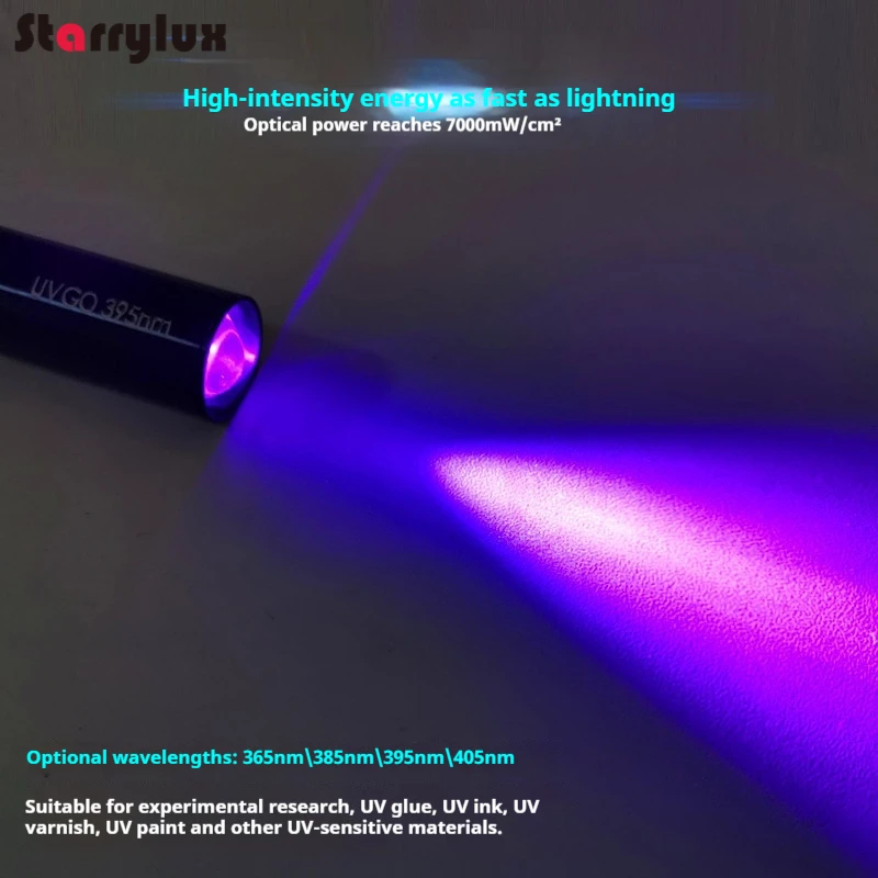 LED UV Spot Light Source for Scientific Research & Industrial Applications 365-405nm