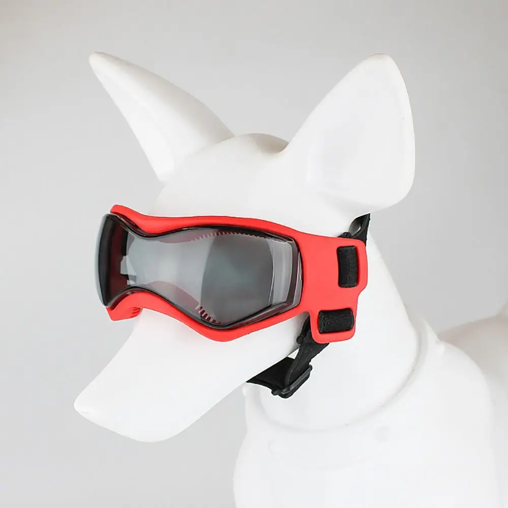Cool Silicon+PC+Nylon Pet Goggles Anti UV Windproof Rope Cat Dog Cool Glasses Adjustable Pet Photo Props Pet Sunglasses Cat Dog