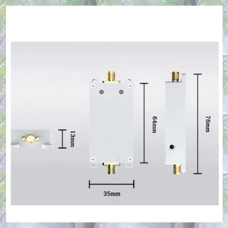 

T82C Hot Sale-RF 2.4Ghz 4W 36Dbm Biodirectional Amplifier Wifi Booster Module RF Extender Drone Signal Parts Adaptor US Plug Eas