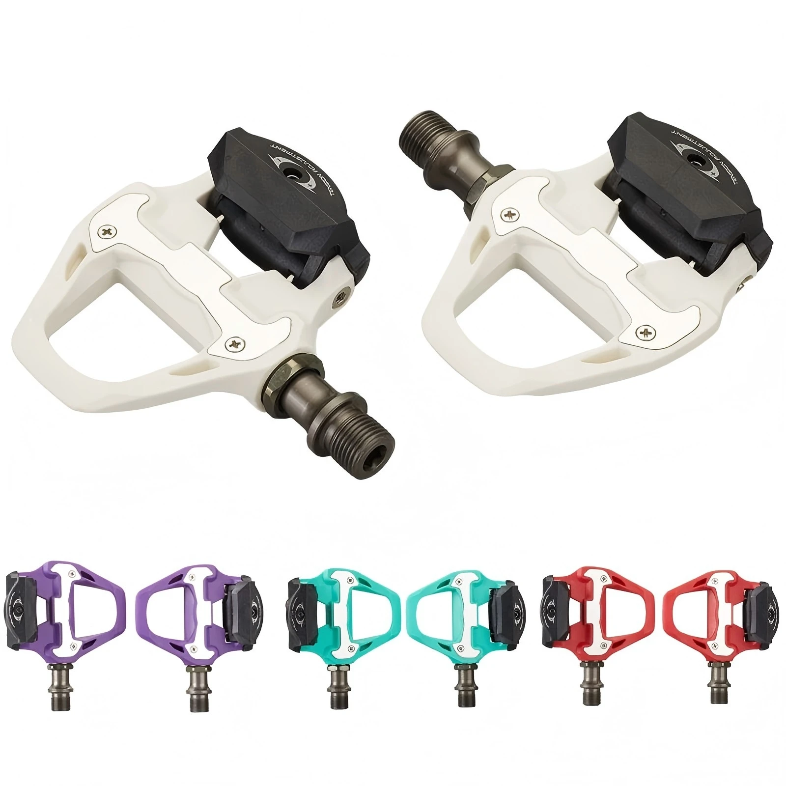 

Педали для блокировки дорожного велосипеда, жесткие валы из хромированного молибдена, дорожные педали с подшипниками, аксессуары для велосипеда