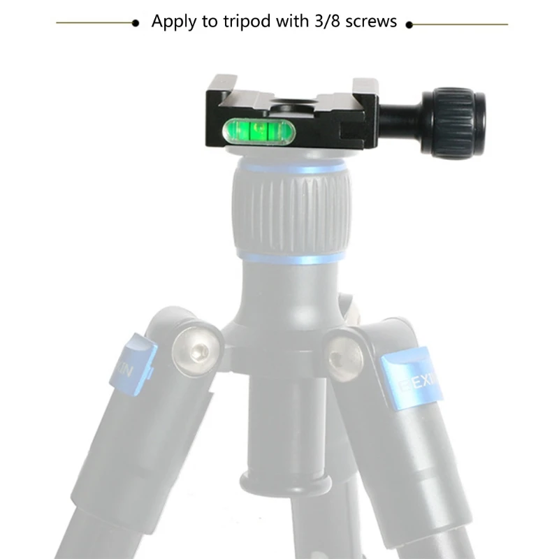 LTY penjepit QR 50mm pelat pelepas cepat, dengan adaptor sekrup 3/8 "-1/4" untuk Tripod untuk kepala untuk pengiriman Drop plat gaya Arca