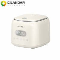 German ZEMKON 2.5L electric rice cooker, stainless steel, no coating, suitable for 3-4 people, mini household, rice and soup sep