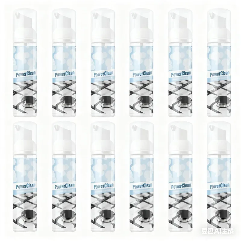 

12PCS Kitchen heavy oil foam cleaner Kitchen range hood heavy oil removal foam cleaning agent Stains with a Single Foam Cleaner
