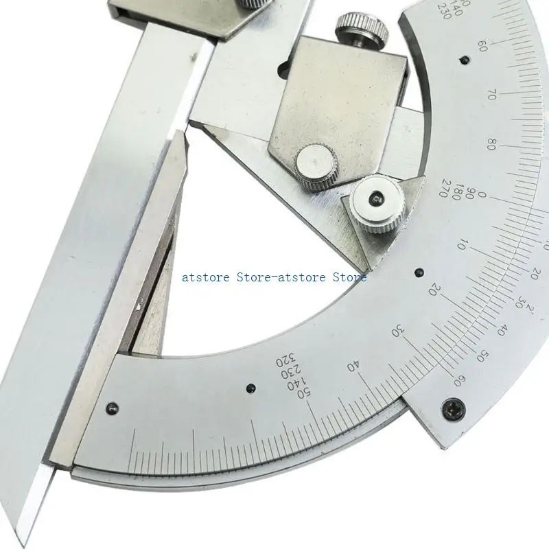 

H37D 0-320° Angles Measuring Rulers Vernier Bevel Protractor Measurement Instrument for Woodworking Angles Finder Rulers Tool