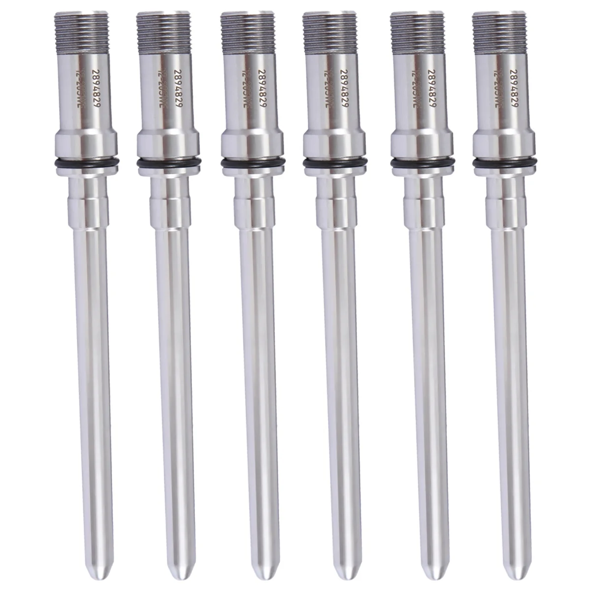 

6Pcs Fuel Supply Injector Connectors Injector Guide Tube 2894829 for Cummins ISX15 Diesel Engine