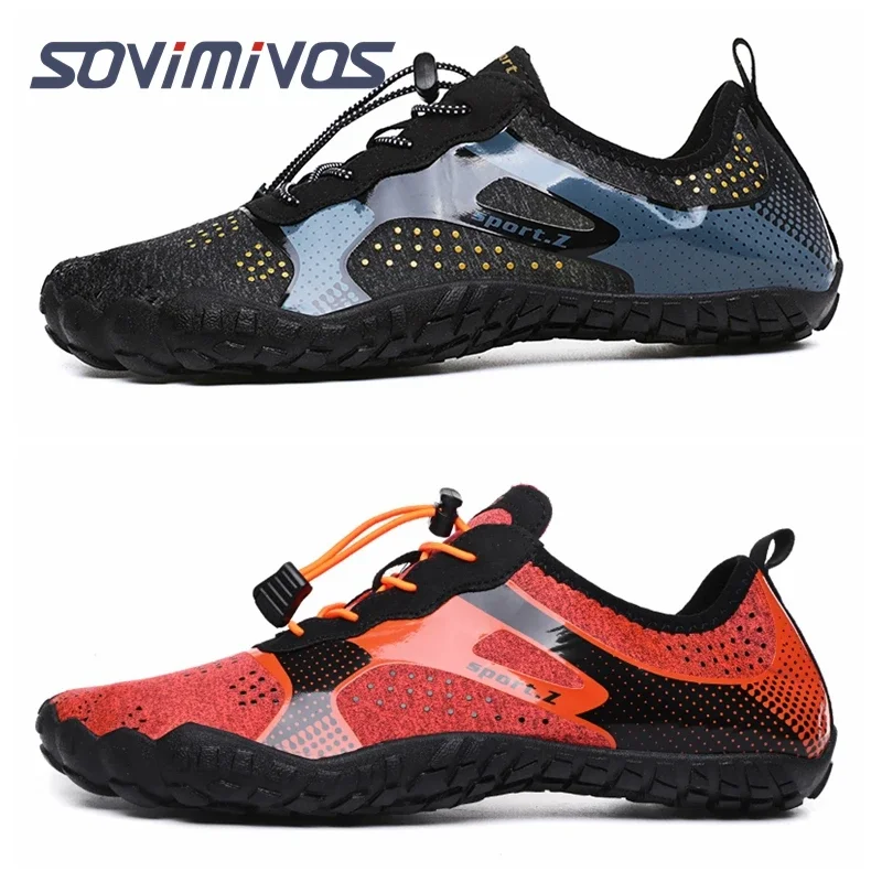 Sports Trail Barefoot Shoes Wide Toe Box Women Running Cross Training Shoes Men Minimalist Trainers Shoes Water Diving Sneakers