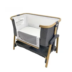 Adjustable Infant Mobile Crib Luxury Cradle Sleeping Portable Bassinet Bedside Folding Baby Crib Bed For Newborn