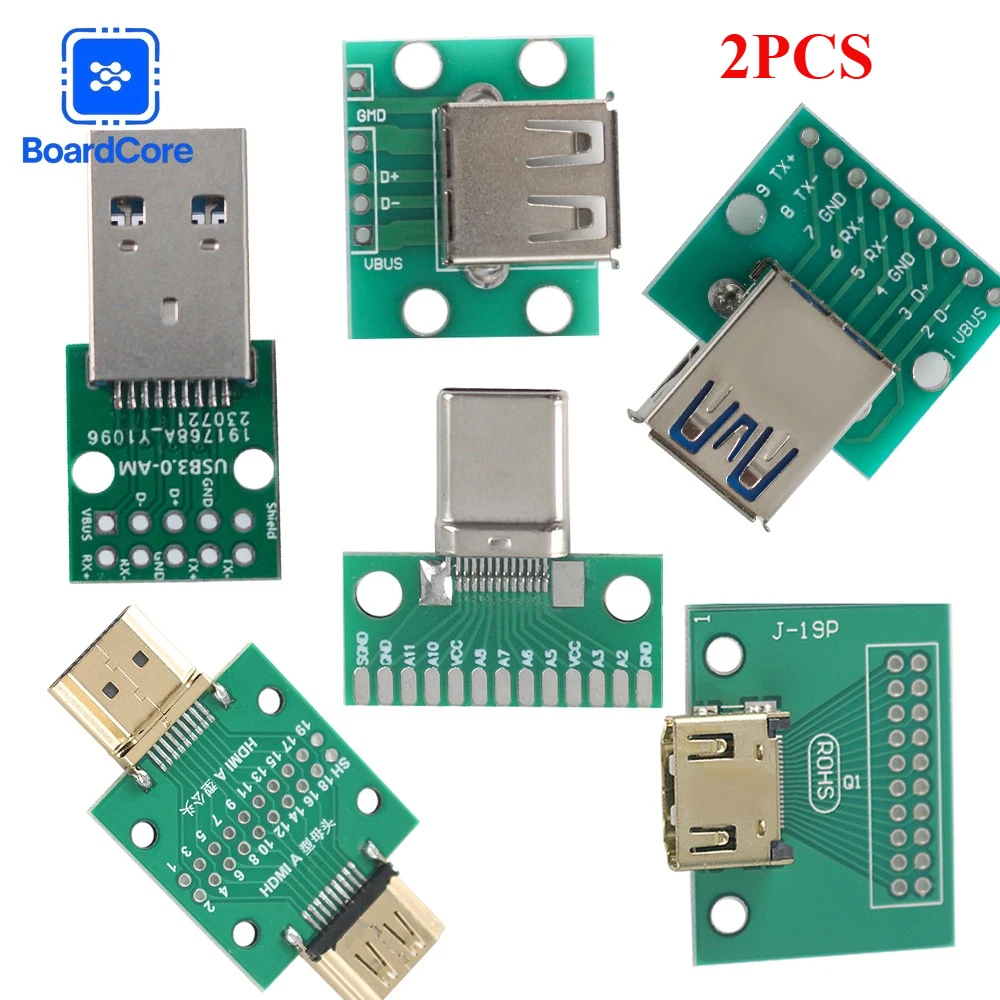 2PCS USB3.0/2.0/HDM…