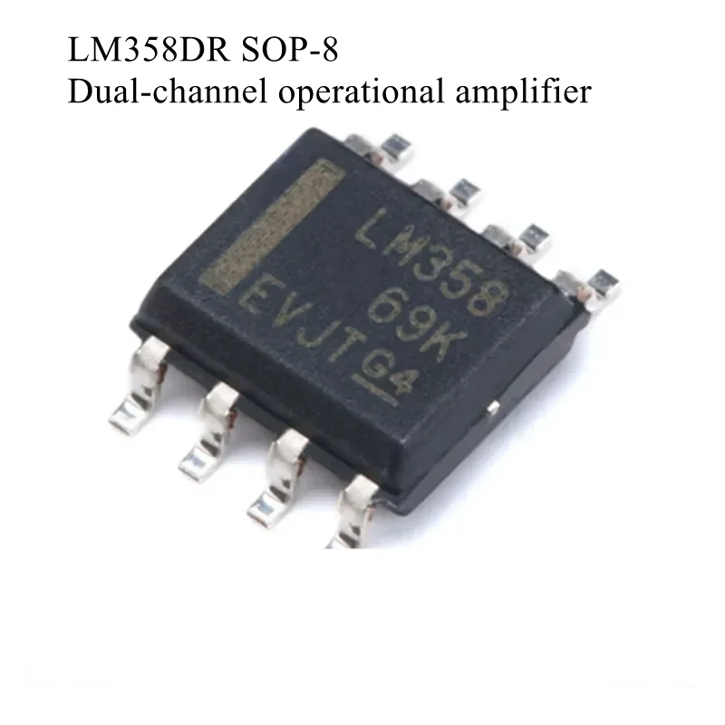 (10pcs/Bag) LM358P LM358DR LM358 DIP-8/SOP-8 Dual Channel Operational Amplifier Chip