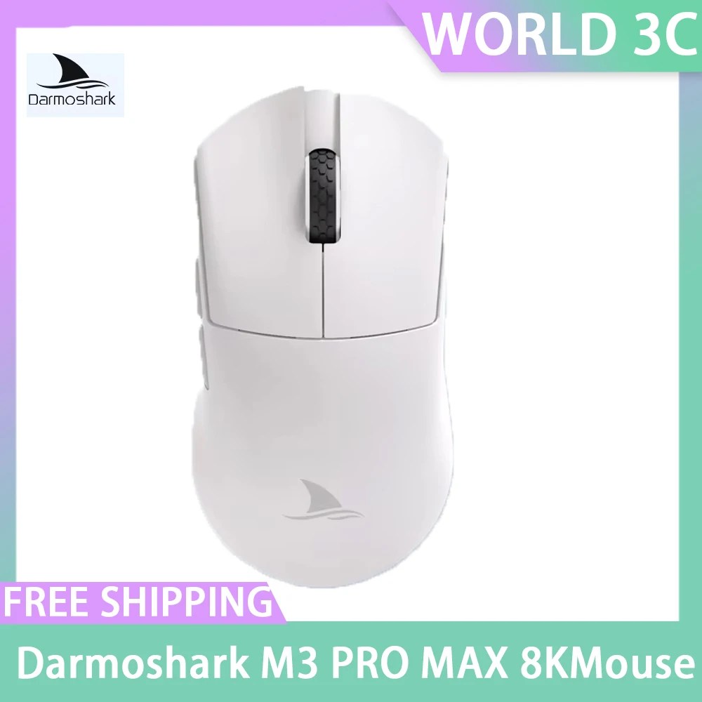 

Игровая мышь Darmoshark M3 PRO MAX 8K Беспроводная Bluetooth компьютерная мышь 30K DPI PAM3950 Скандинавская игровая мышь 52840 для ноутбука и ПК