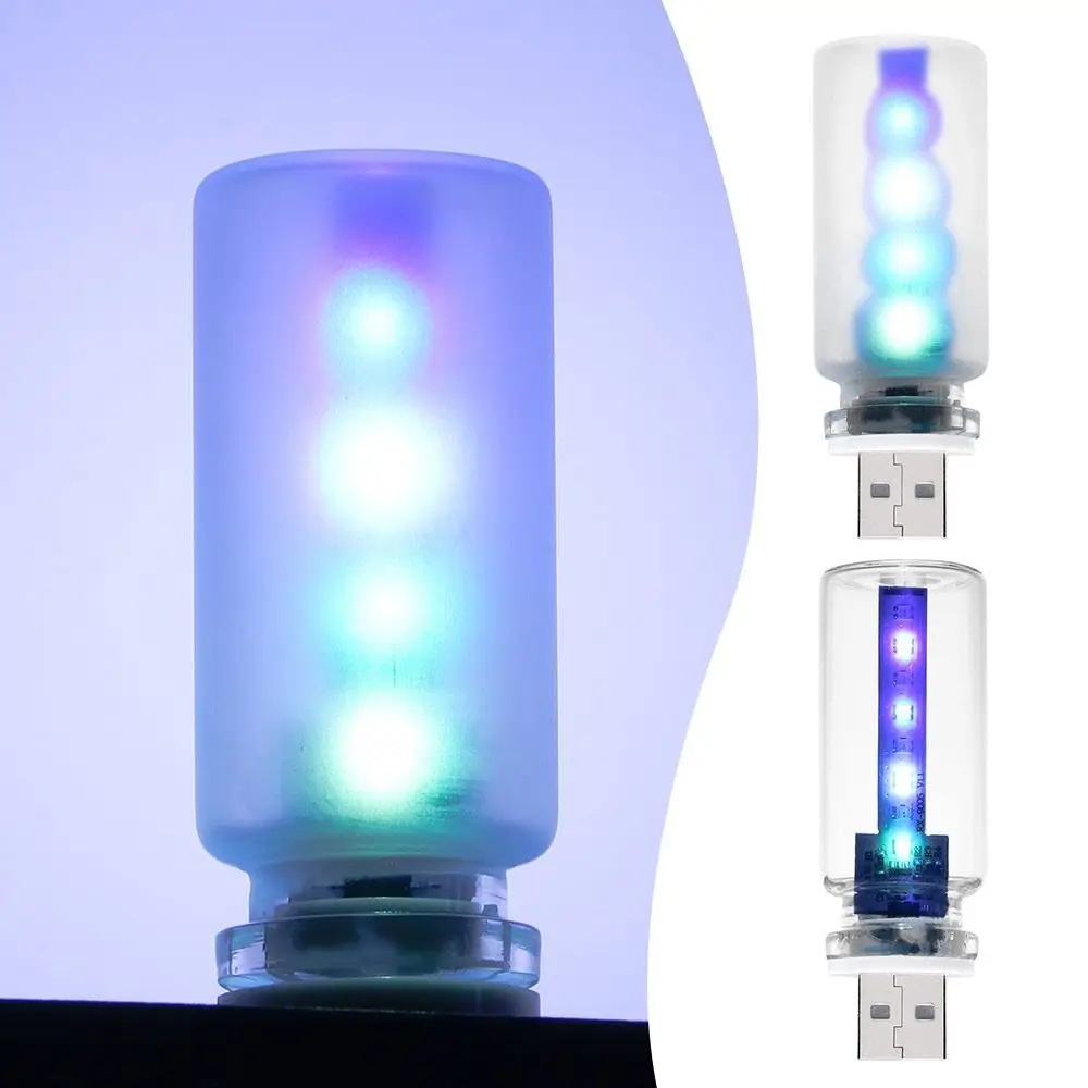 

NEW DC 5V Mood Light Colorful Touch Activated USB Lamp Adjustable Night Light Car Decor