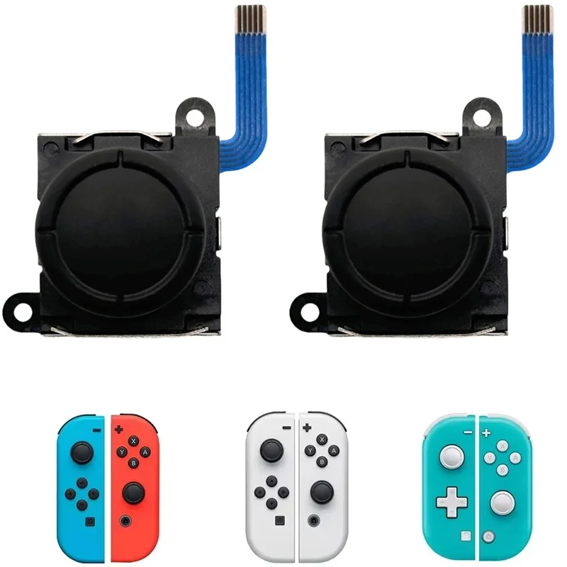 2Pcs Replacement Hall Effect Joystick For Switch OLED/Switch/Lite Joycon Analog Thumb Stick Parts For Analog Thumb Stick Repair
