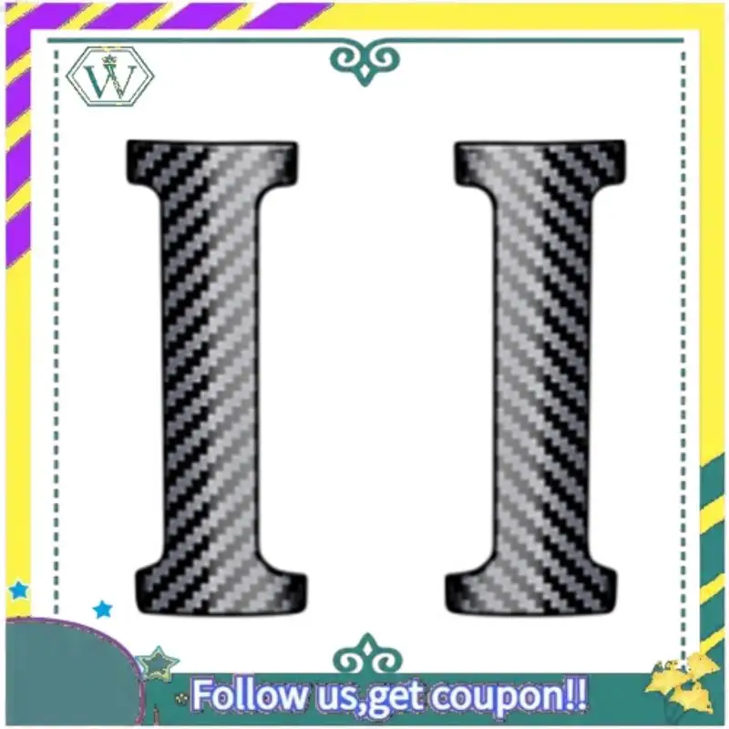 

Upgraded Car Middle Door Inner Handle Button Trim Sticker For Suzuki SPACIA Custom MK04 2017-2024 Car Parts Carbon Fiber