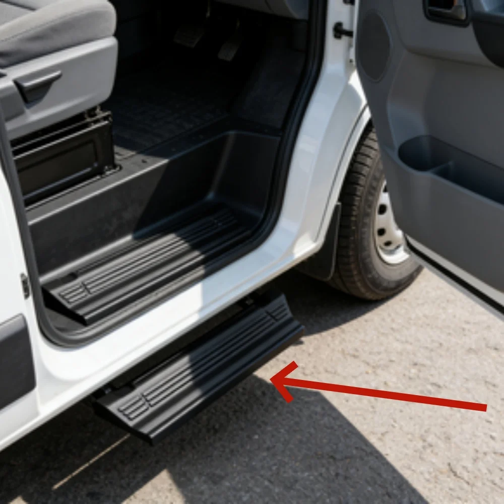 

2PC For Peugeot Boxer Motorhome/Campervan Cab Door Sill Protector 2007-2023 Durable Automotive Door Entry Guard For Car Black