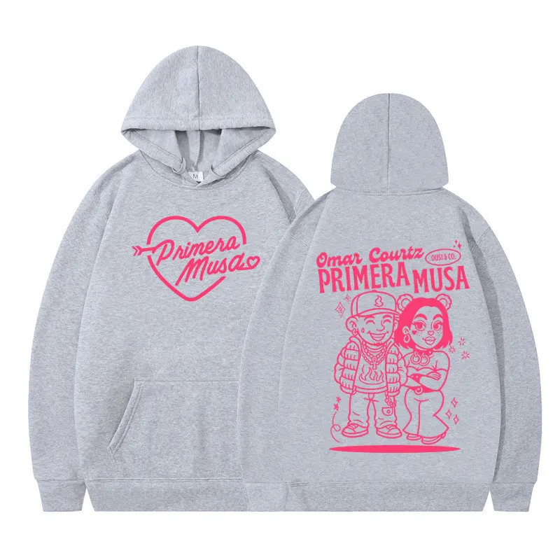 مغني الراب عمر كورتز بريميرا موسى 2025 الجرافيك هوديي الرجال النساء بلوفر أنيق بأكمام طويلة جماليات المتضخم ملابس رياضية #2