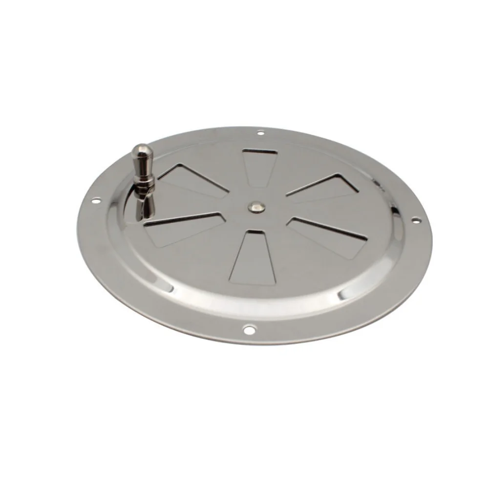 125/150mm Adjustable Ventilation Grille Round Ventilation Exhaust Grille For Marine Stainless Steel RV Ventilation Grilles