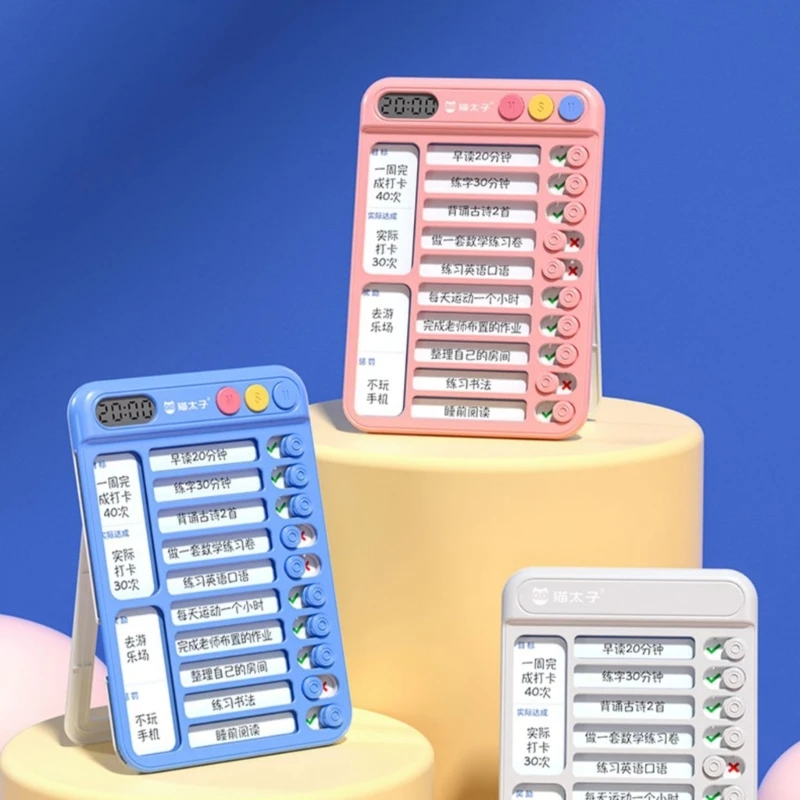 Portable Chores Chart for Kid, To Do List, Checklist Task Board, Daily Weekly Planning, My Chores Behavior Reward Chart