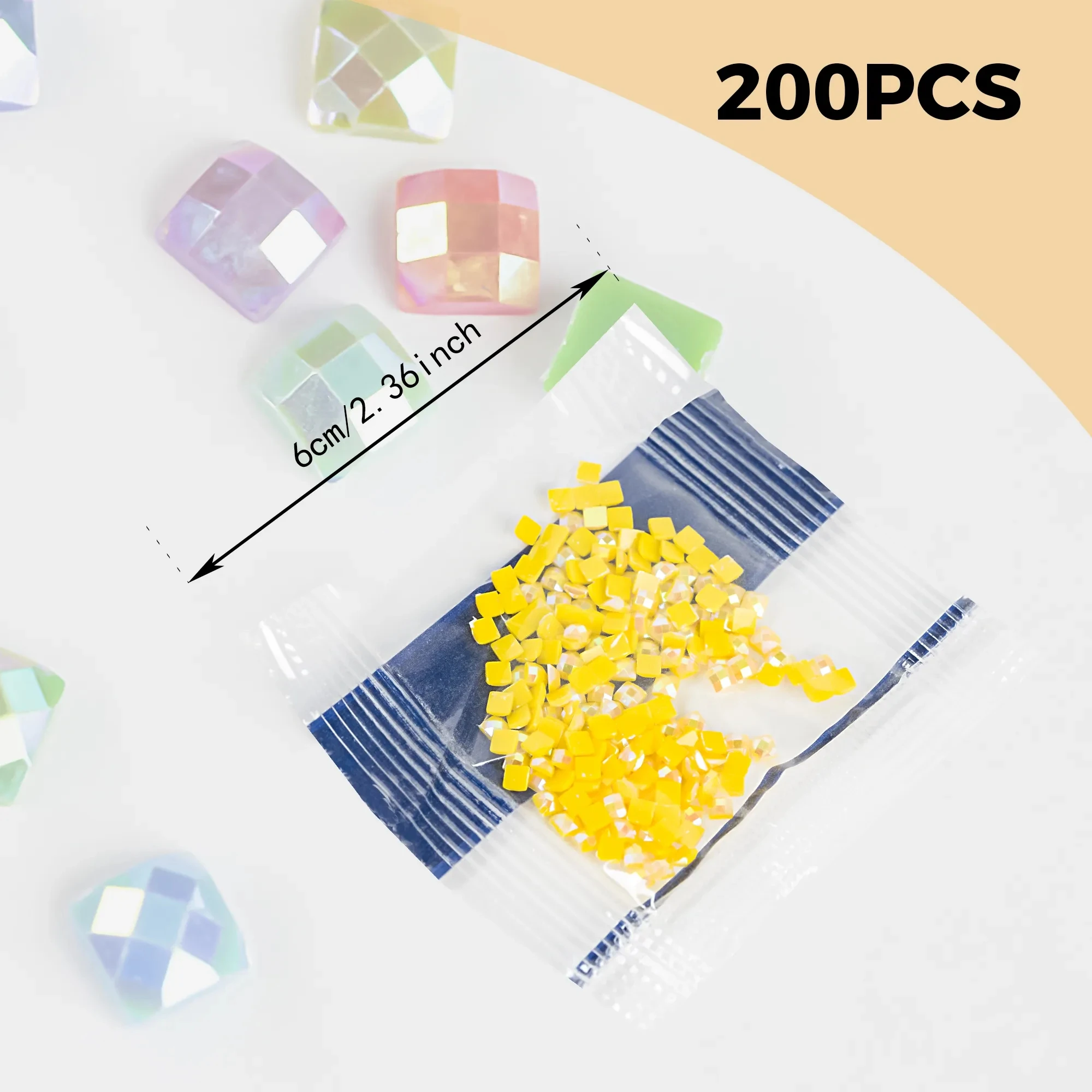 AB Square Stone Drills DIY Diamond Painting Embroidery Rhinestones Wholesale Mosaic 168 Color Shinning Jewelry Needlework 2.5mm