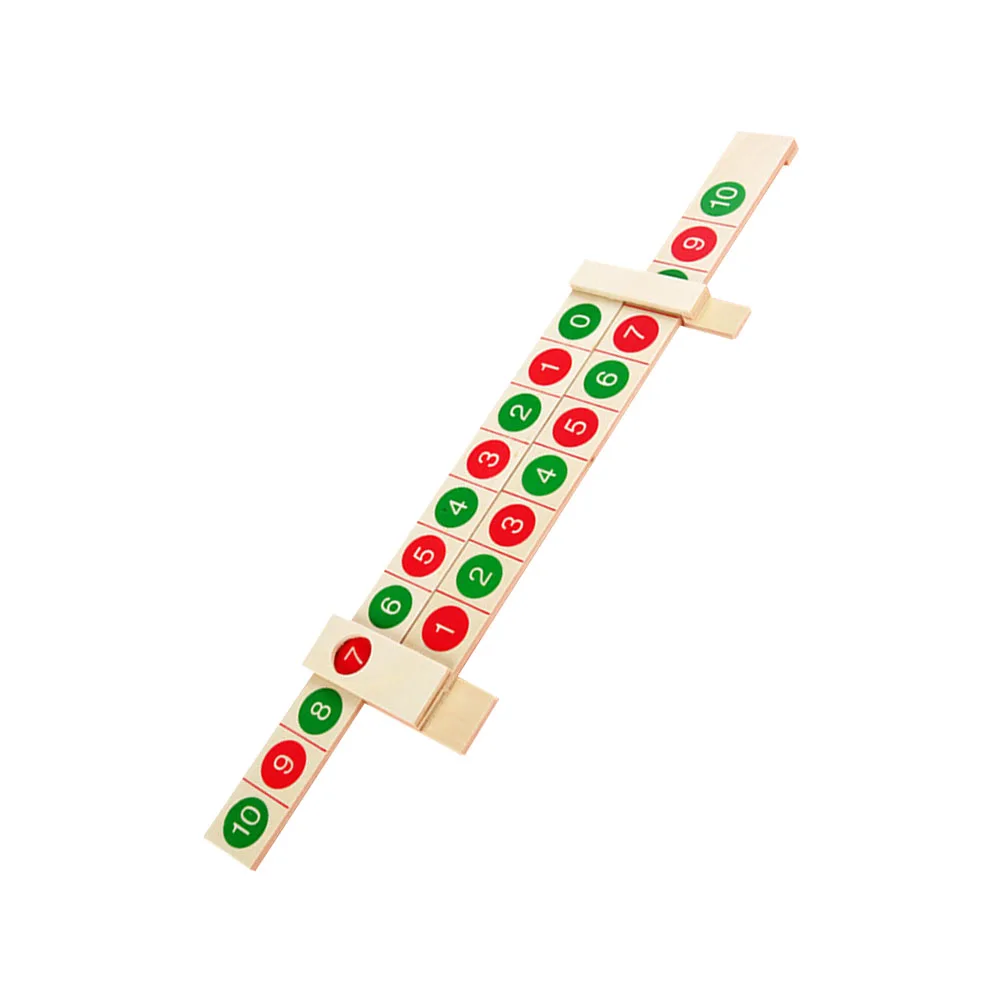 

Kids Digital Arithmetic Wooden Math Ruler Addition Subtraction Learning Educational Tool Digital Ruler
