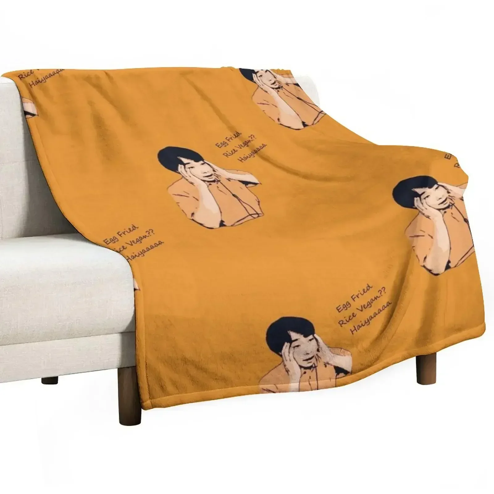 Uncle Roger Haiyaaa Throw Blanket For Decorative Sofa Cute Plaid Vintage decorative for winter Beach Blankets