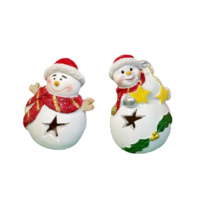 Christmas Creative Little Night Light Multifunction Snowman Decoration for Home