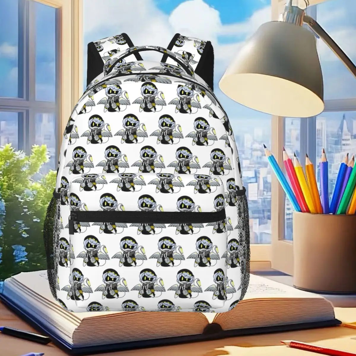 

Murder Drones N Backpack Student Boys Girls BookBag Kids School Bag Laptop Shoulder Bags for Men Women