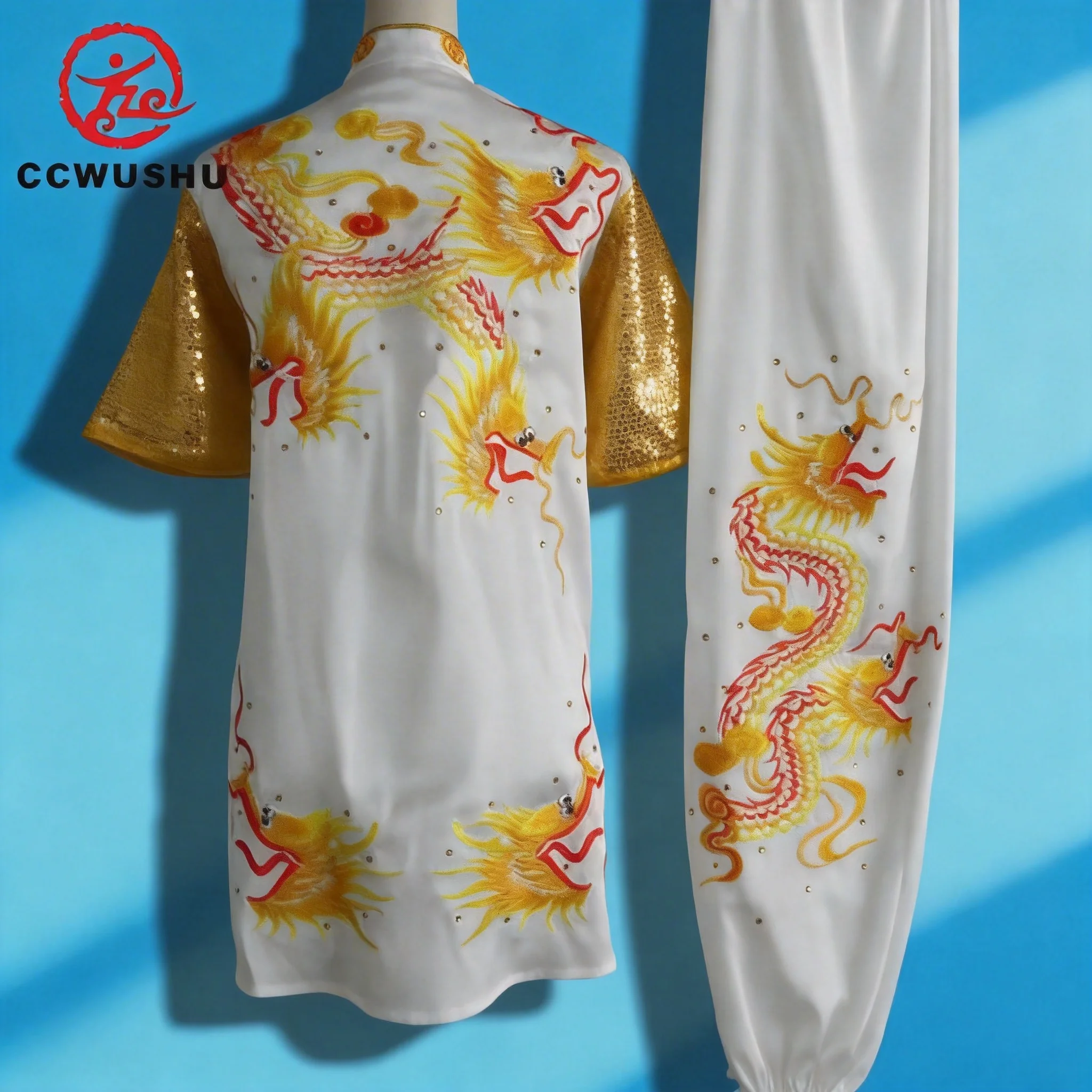 Chinese kungfu martial arts costumes, Tailor-made wushu clothes, changquan uniform, Nanquan Tailor-made clothing